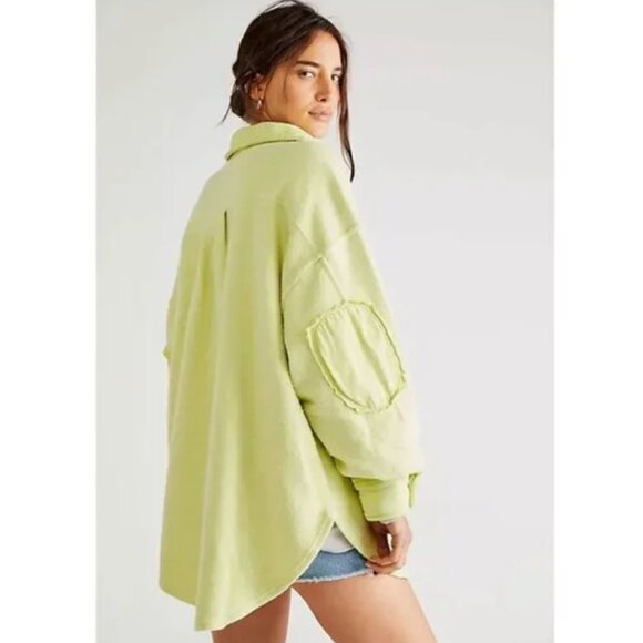 Free People - Ruby Jacket Shacket Oversized Fleece Jacket - Picture 2 of 8